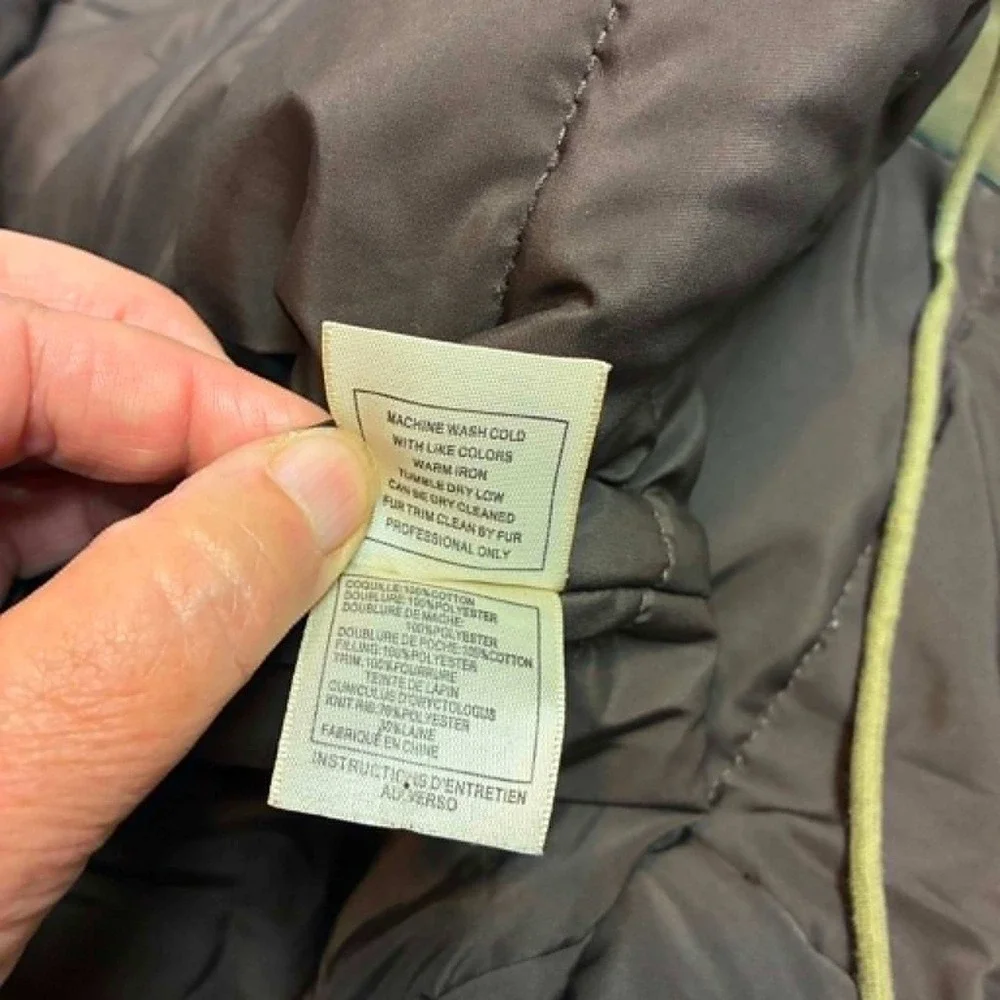 June Utility Field Jacket Womens Small Olive Green Military Gorpcore Quilted